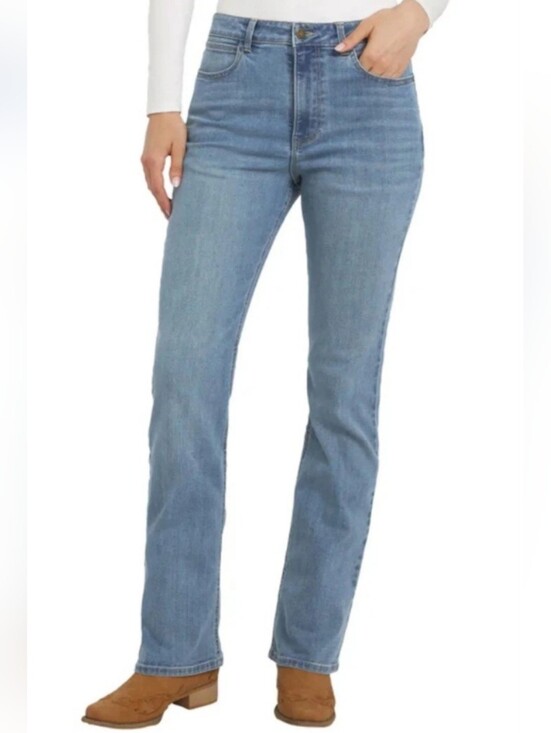 Wrangler Denim - NEW! Wrangler Blue Wash High Rise Bootcut Jeans Multiple Sizes